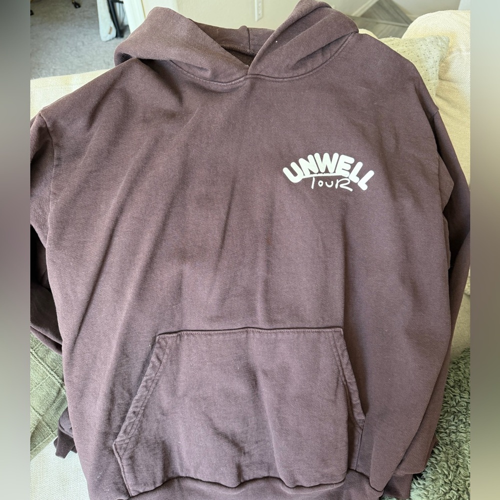 Brown Unwell Tour Hoodie